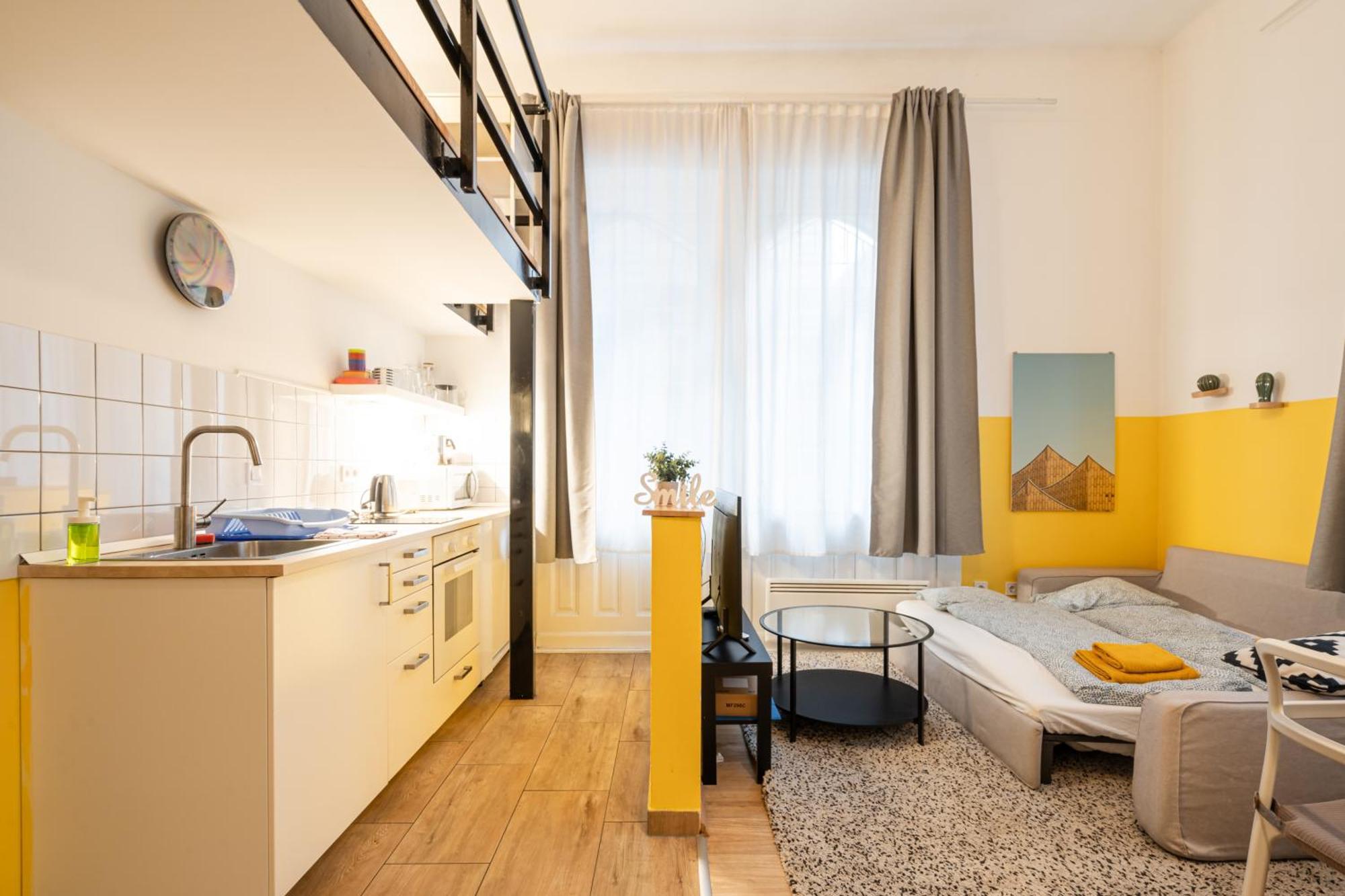 Charming Studio In The Heart Of The Jewish Quarter W41 Yellow ブダペスト エクステリア 写真